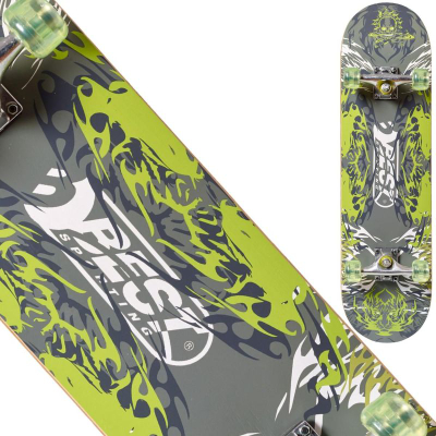 Skateboard Best Sporting Abec 5, 7 shtresa, dizajn shumëngjyrësh