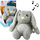 Lodër pelushi LEAN Toys Slumber Buddies Lepur, me projektor yjesh, me melodi gjumi, gri e zbehtë