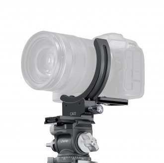 Mbajtëse objektivi KiwiFotos Ulanzi CA03, diametër 95 mm, për tripod, e zezë