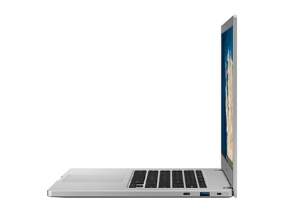 Laptop Samsung 4 XE350XBA Chromebook 15.6", Intel Celeron, 4GB RAM, 64GB, Intel UHD Graphics 600, platin