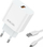 Karikues muri Jellico AK165, 22.5W QC3.0, USB me kabllo micro USB, i bardhë