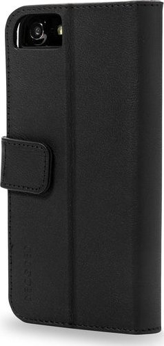 Куќиште-паричник Decoded Leather Detachable Wallet за iPhone SE 2020 2022 8 7, кожа, со џебови за картички, црно