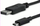 Kabllo video Brackton USB Type C në DisplayPort, 1m, 4K, i zi