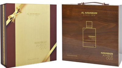 Set dhuratë Al Haramain Amber Oud Collection, Eau de Parfum 4 x 60 ml