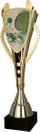 Kupë tenisi TENNIS 7243/TEN-E, plastike, 32.5cm, e artë