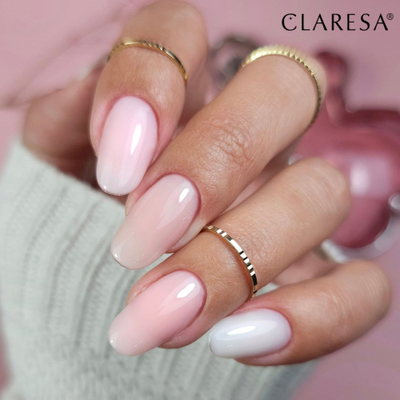 Xhel për thonj Claresa Brush Easy Gel 1, me furçë, për nail art dhe thonj artificial, transparent