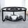Ngrohës për qiri Heat Candle Heater, bazë metalike, për çajnikë dhe fondue, argjendtë