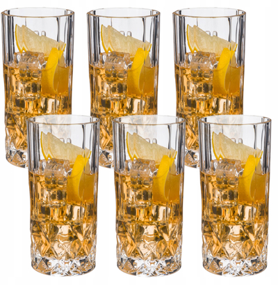 Set gotash kristali RCR Opera, 350 ml, 6 copa, transparent