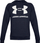 Bluzë me kapuç Under Armour Rival Fleece Big Logo HD për burra, pambuk poliester, masa M, blu e errët