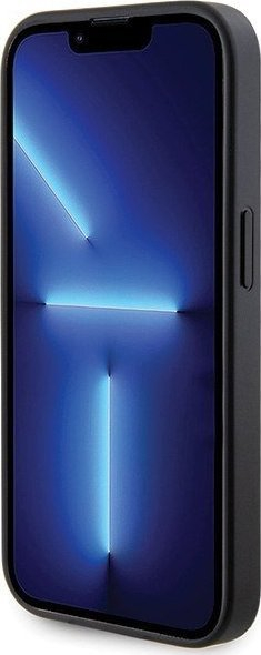 Mbulesë telefoni Guess GUHCP13XPS4DGPK për iPhone 13 Pro Max, hardcase, me gurë, e zezë
