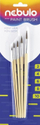 Set furça pikture NEBULO, madhësia 2 4 6 8 10, natyrale