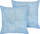 Set goca jastëkësh dekorativë Beliani MILLET, korduroy, 43x43 cm, blu