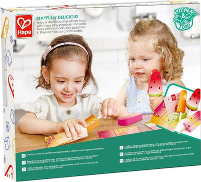 Set lodrash akullore Hape Popsicles, 6 copë, shumëngjyrëshe
