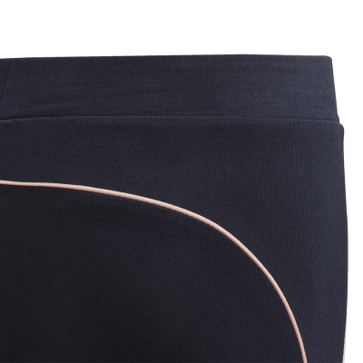 Leggings për fëmijë Adidas LG Cot Tight Jr GG3497, pambuk elastik, të zinj