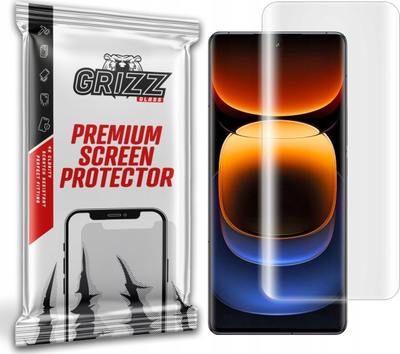 Mbrotëse ekrani Grizz Hydrogel Film për Vivo iQOO 12 Pro, transparente