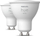 Llambë inteligjente Philips Hue White GU10, LED, 2 copë, e bardhë