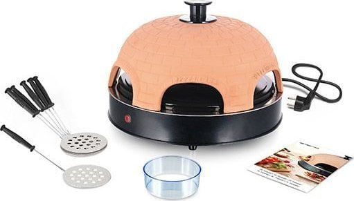 Furrë picash Emerio Pizzarette, 1200W, 6 persona, e zezë portokalli