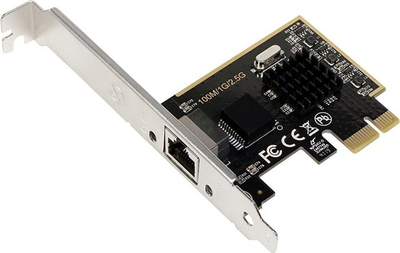 Kartë rrjeti LogiLink PC0087, PCI Express, 2.5 Gbit/s, e zezë