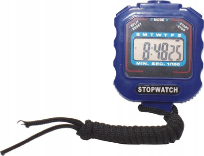 Kronometër sportiv SPARTAN Stopwatch Sports Timer, digjital, rezistent ndaj ujit, i zi