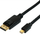 Kabllo Roline Mini DisplayPort në DisplayPort, 1m, e zezë