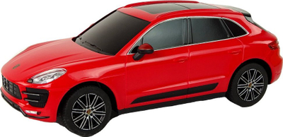 Makina me pult Rastar Porsche Macan Turbo 1:24, R/C, e kuqe