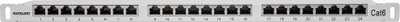 Patch panel Intellinet 24 porta, Cat6 FTP, 19", gri