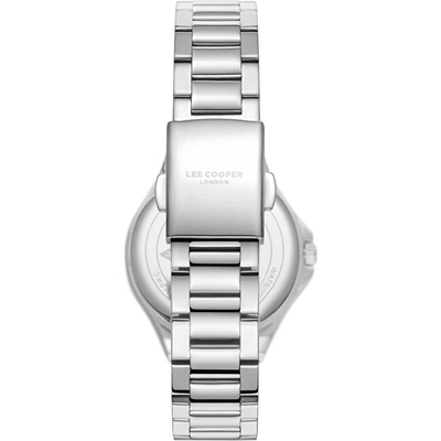Ora dore për femra Lee Cooper LC08286.300, 33mm, rezistente ndaj ujit, argjendi me cadran blu