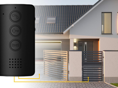 Interfon pa receptor EURA ADP-09A3, dy hyrje, IP44, i bardhë