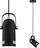 Lampë varëse Paulmann Neordic Lavea, 1x15W, me bazë E27, metal i zi
