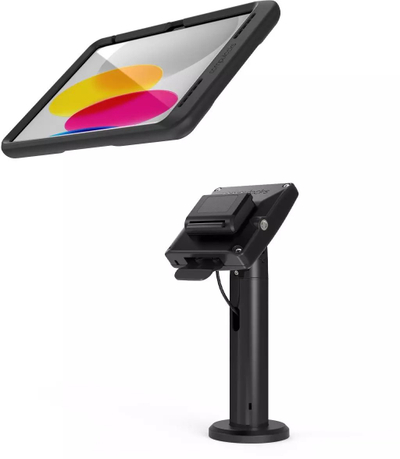 Stendë tavoline Compulocks PowerMove Tilting për iPad 10.9\", bazë 8\", e zezë