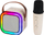 Караоке Bluetooth Гоник 30-359, RGB, 1 микрофон, пренослив