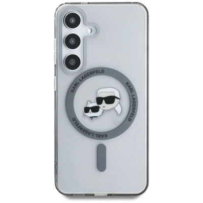 Futrollë Karl Lagerfeld MagSafe për Samsung Galaxy S25, polikarbon edhe TPU, transparente