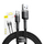 Kabllo USB Baseus Cafule CATKLF-CG1, USB-A në USB-C, 2 m, zi-gri