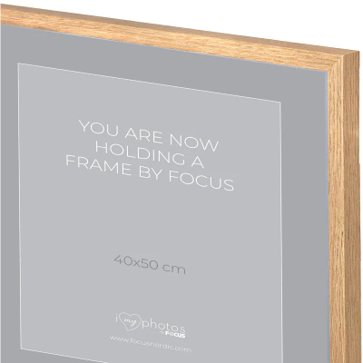 Kornizë foto Focus Soul Oak Veneer, 30x40 cm, plexi, ngjyrë lisi