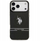 Futrollë MagSafe U.S. Polo DH Bottom Stripe Logo për iPhone 17 Pro Max, plastike, i zi