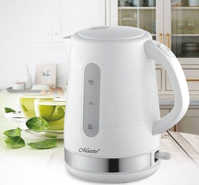 Çajnik elektrik Maestro MR-035, 1.7L, 2200W, i bardhë