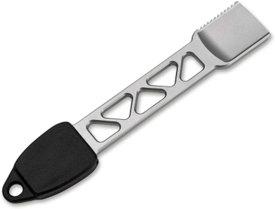 Mjet kampingu Boker Plus Metalbite, çelik inox, shumëfunksional, argjendtë