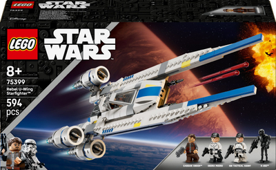 Set për ndërtim LEGO Star Wars Rebel U-Wing Starfighter, anije kozmike, me shumë ngjyra