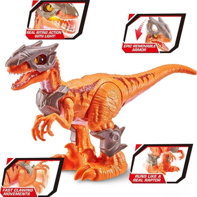 Figurë lodër dinosauri Zuru Robo Alive Dino Wars Raptor, me zë, shumëngjyrëshe