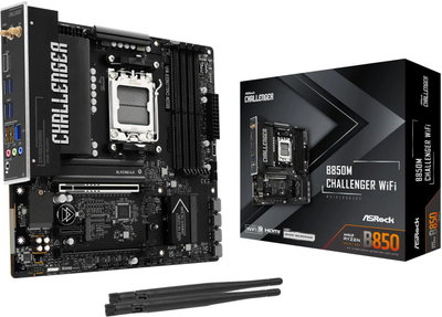 Pllakë amë ASRock B650M Challenger WiFi, AM5, DDR5, e zezë