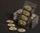 Baza ovale për miniatura Gamers Grass Badlands, 60 mm, set 4 copë