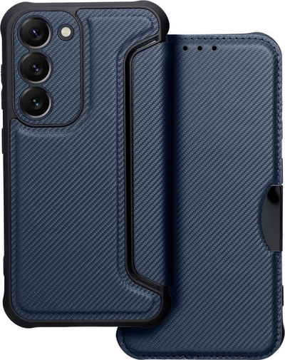 Rast libër OEM Razor për Samsung S23, flip case, blu