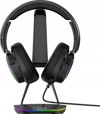 Mbajtëse kufjesh Rampage Tower T14, 2x USB