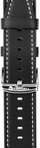 Rrip ore Forcell Strap F-DESIGN FS21, 20 mm, lëkurë sintetike, i zi