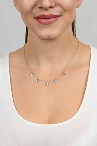Qafore Brilio Silver Heart NCL11Y