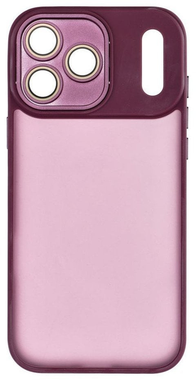 Mbulesë telefoni OEM VARIETE për iPhone 17 Pro Max, me mbrojtje kamere, vjollcë
