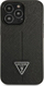 Kapak telefoni Guess Saffiano Triangle Logo për iPhone 14 Pro 6.1", hardcase, i zi