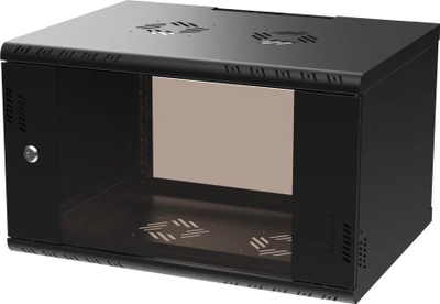 Kabinet rrjeti Extralink Premium 6U, për mur, 19", i zi