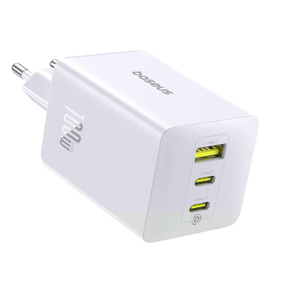 Karikues muri Baseus EnerFill FE11, 100W, 2x USB‑C USB‑A, i bardhë