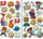 Stikera 3D Brewis Pirates Mix, figura piratësh, shumëngjyrëshe